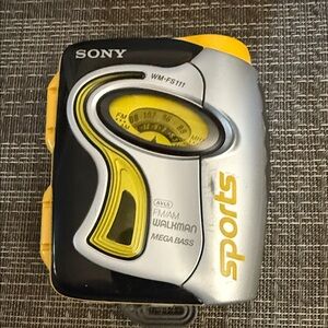 Sony Sports Walkman WM-FS111 - Yellow and Black for parts